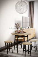 Стол обеденный Медисон  дуб сонома_h1_1000 рис3