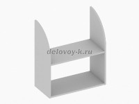 Полка настенная 690х290х600 орех рис1