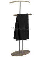 Вешалка костюмная Дэви 2 металлик дуб крымский состаренный_h рис2