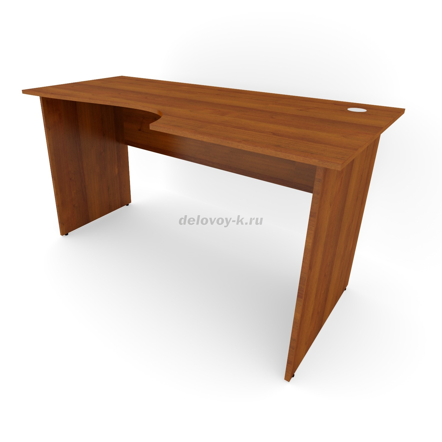 Стол письменный угловой правый ДУ-0.14 пр 1400*700/600*750 фото