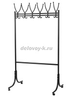 Вешалка напольная на колесах М 11 черный_a рис3