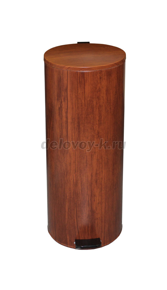 Урна с педалью 30 л (бук, вишня) фото