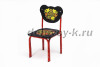 Стул детский регулируемый  Кузя  (00-1) ЧКр Хохломуша