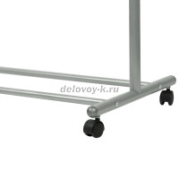 Вешалка напольная на колесах М 9 металлик_f1 рис3