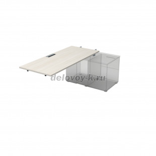 СПС.974 Стол рабочий прямолинейный для крепления на тумбу средний (1600*700*750) рис3