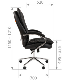 Кресло руководителя CHAIRMAN 795 кожа рис3