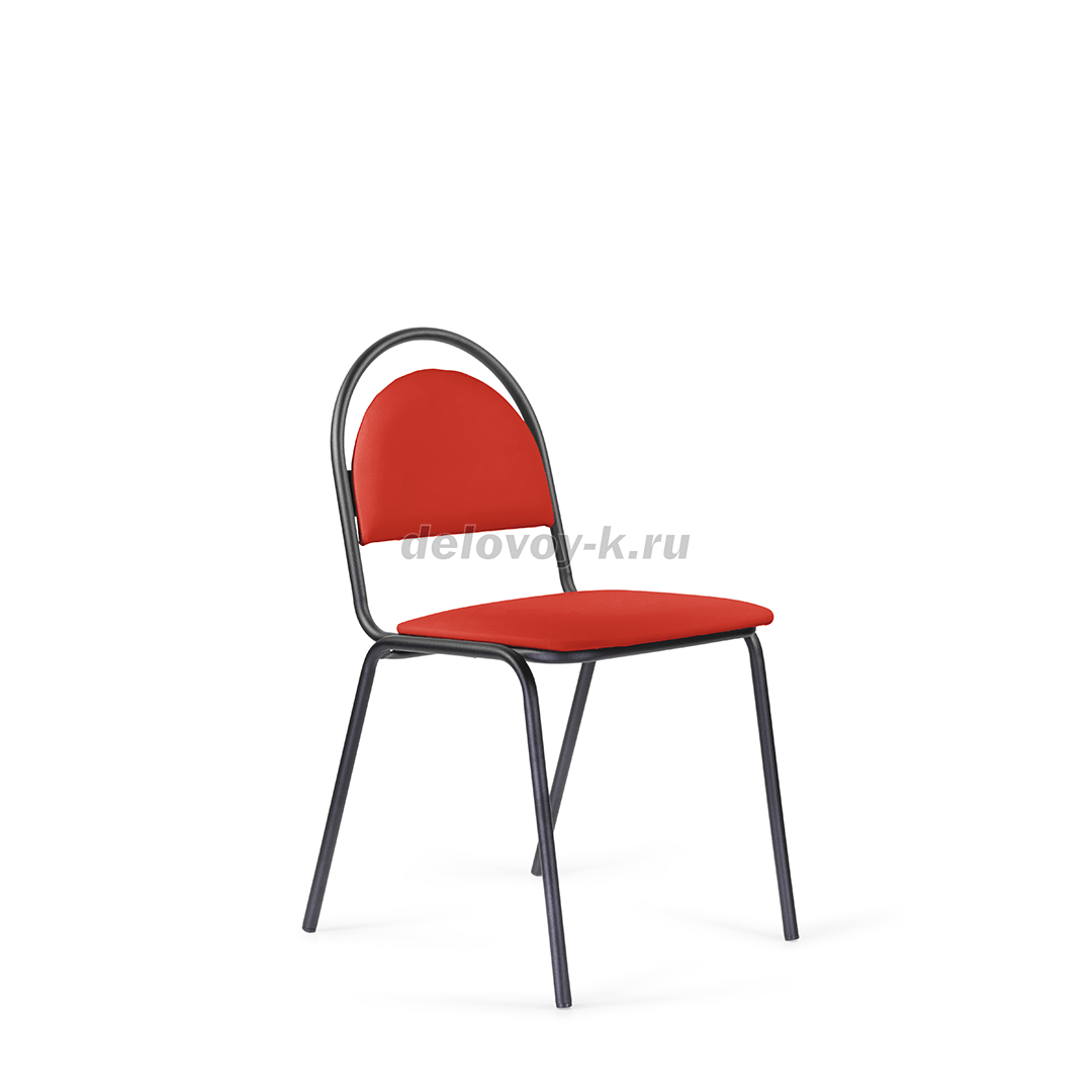 Стул Стандарт каркас черный, экокожа фото