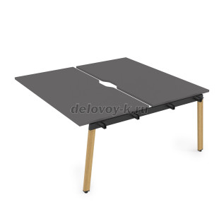 10БДСВ.278 Стол системы БЕНЧ сдвоенный, на 2 рабочих места, средний (1200*1435*750) рис2