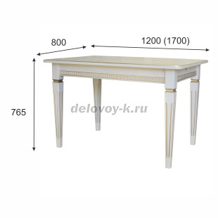 Стол обеденный Васко В 86Н 120/170*80 рис2