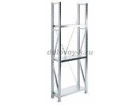 Стеллаж MS U 200_70x30_3 безболтовой среднегрузовой (нагрузка на полку 200)_ рис1