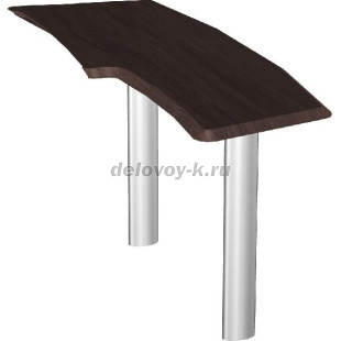 КН-1.1п  Стол приставной боковой правый 1745*580*750 рис1