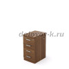 2Т.002.2 Тумба приставная с топом (394*550*750)|шамони темный