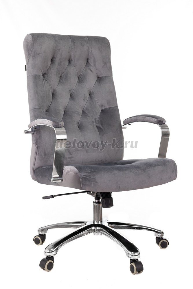 Кресло руководителя Бюрократ T-9928SL/FABR хром/ткань фото