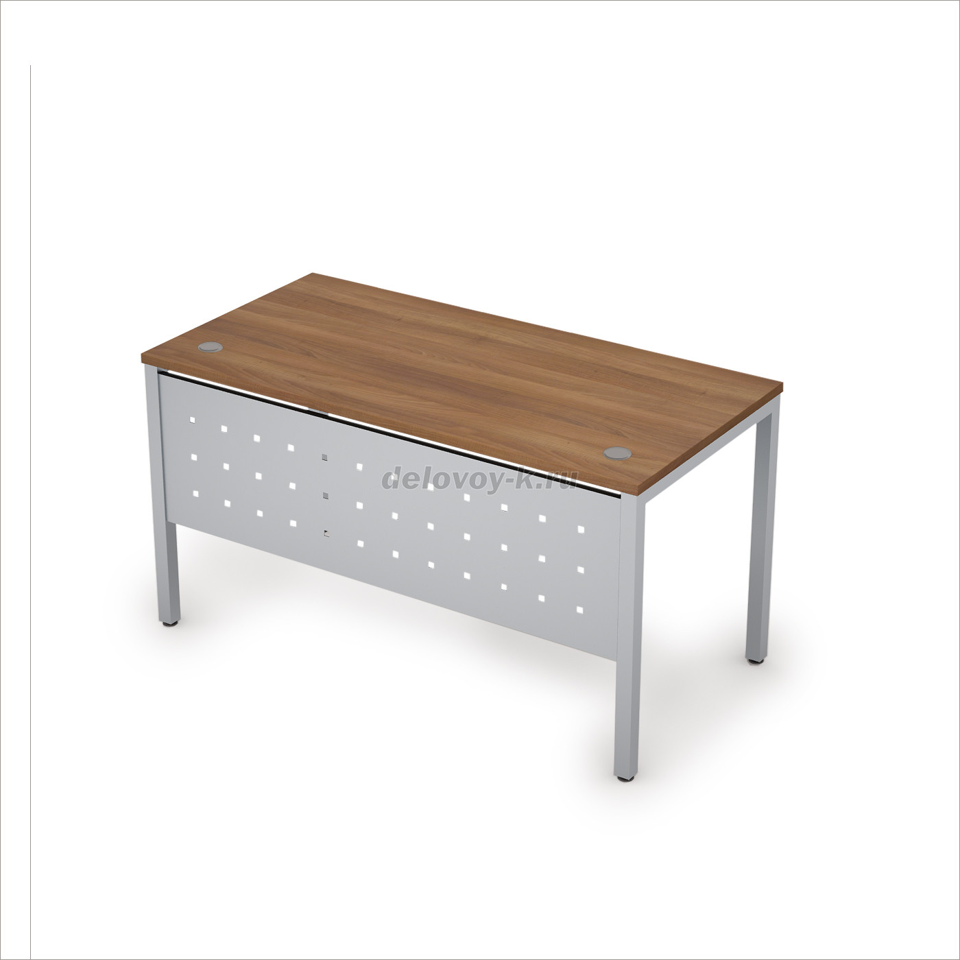 6МК.068 Стол рабочий с экраном из металла (1200*600*750) фото