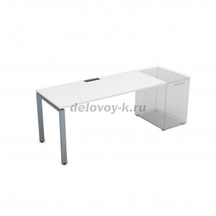 СДТ-П.985 Стол рабочий прямолинейный приставной (1800*800*750) рис4