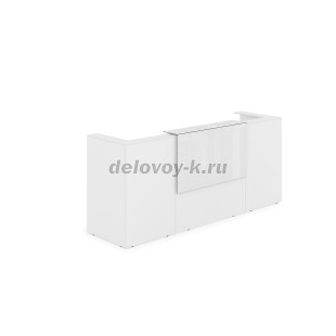 1КР-КЛ.201.1 Комплект Ресепшн с фартуком HPL 2654*749*1149 с подсветкой рис5