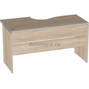 Стол эргономичный левый V-1.4L кабель-канал с заглушкой 1400/550х700/550х750 рис1