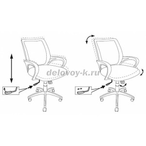 Кресло Бюрократ CH-695N рис1