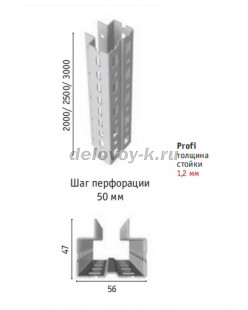 Комплект стоек Profi 200 рис1