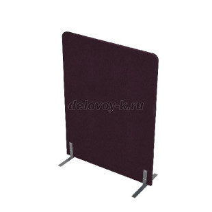 011.МПО.1014 Акустическая мобильная перегородка на стационарных опорах 1000*450*1400 рис1