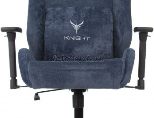 Кресло игровое KNIGHT N1 Fabric с подголовником, крестовина металл рис3
