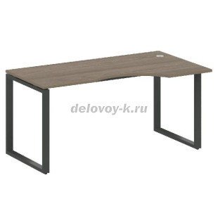 Стол криволинейный правый на О-образном м/к 1600*900*750  БО.СА-1 Пр рис1