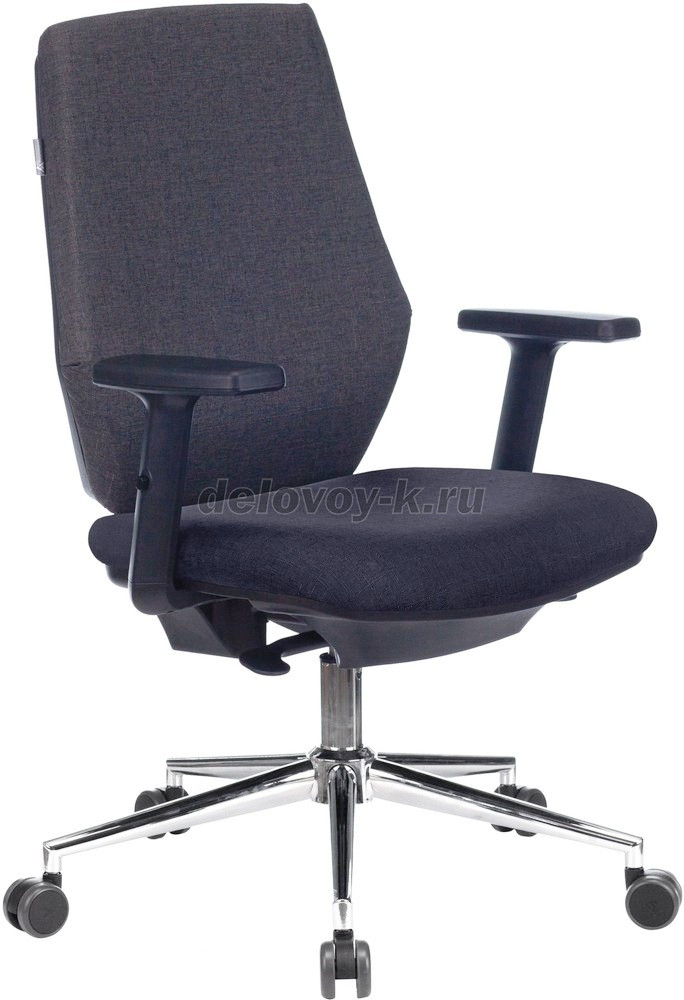 Кресло Бюрократ CH-545SL подлокотники 1D, крестовина металл хром фото 1