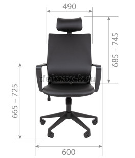 Кресло офисное CHAIRMAN 545 ЭКО экокожа рис5
