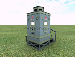 Детская площадка КПП серия Гвардеец рис1