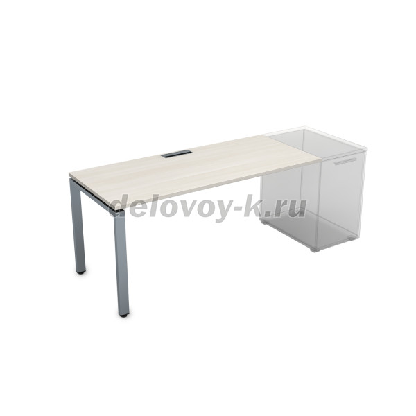 СДТ-П.994 Стол рабочий прямолинейный приставной (1600*900*750) рис3