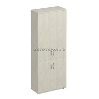 К.373 Шкаф для документов закрытый 4-дверный 800-2000-380_Дуб шамони рис1