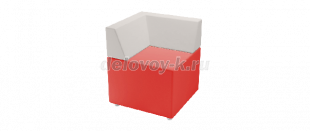 Секция угловая 1-местная, спинка угол 90 град. Модуль М-70/2 рис1