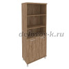 Шкаф высокий широкий (2 низкие двери ЛДСП) 801*432*2060
