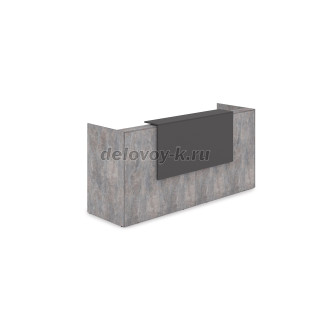 1КР-ДС.001.1 Комплект Ресепшн с фартуком ЛДСП 2432*762*1161 с подсветкой рис4