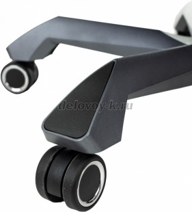 Кресло игровое KNIGHT AERO крестовина пластик серебро рис4