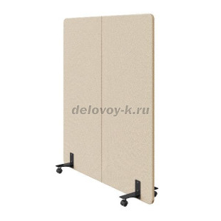 Перегородка мобильная на колесной опоре Муви 160*180*35 рис1
