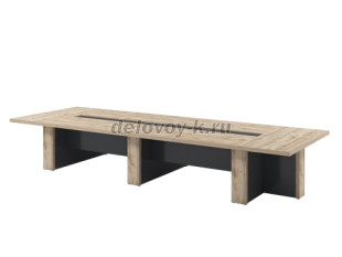 T-106 Стол переговоров на 12 человек. Под заказ, без центральной вставки рис1