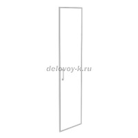 Фасад стекло в раме высокий правый (лакобель, белый) O.SR-1(R) white рис1