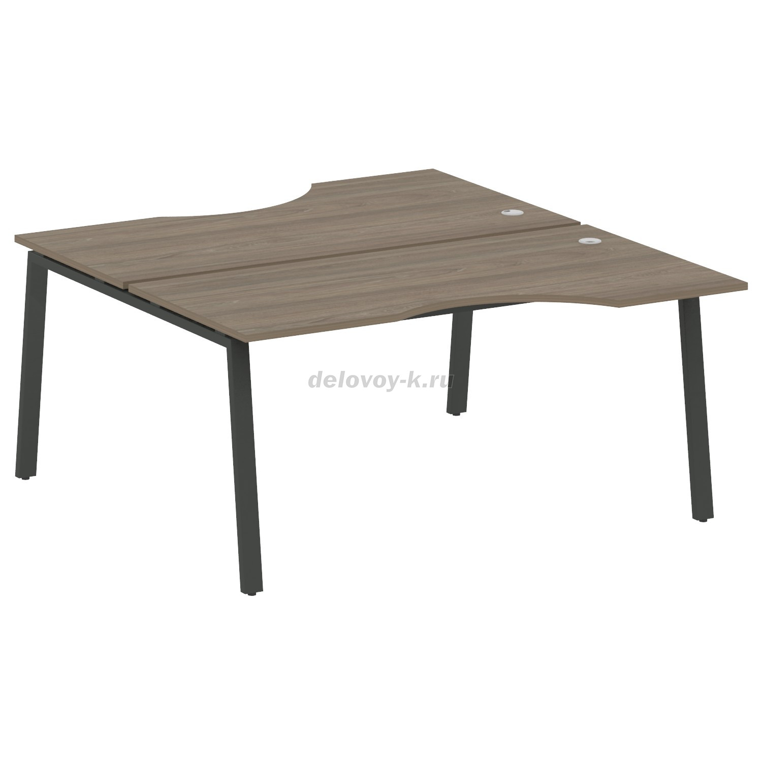 Рабочая станция криволинейная на А-образном м/к 1600*1835*750  БА.РАС-СА-2.1 фото