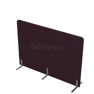 011.МПО.1612 Акустическая мобильная перегородка на стационарных опорах 1600*450*1200 рис1