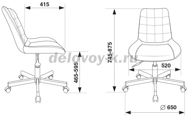 Кресло Бюрократ CH-350M рис2