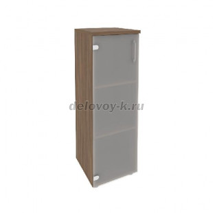 Шкаф средний узкий левый (1 средний фасад стекло)  400*420*1207 O.SU-2.4(L) рис1