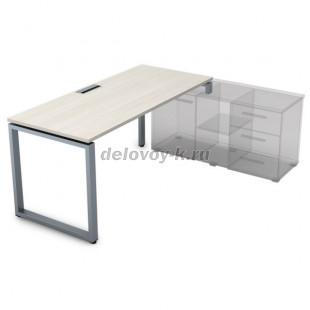 СТП-О.975 Стол рабочий прямолинейный, три опоры - правый (1800*700*750) рис3