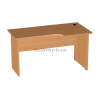 Стол рабочий левый вишня оксфорд рис2