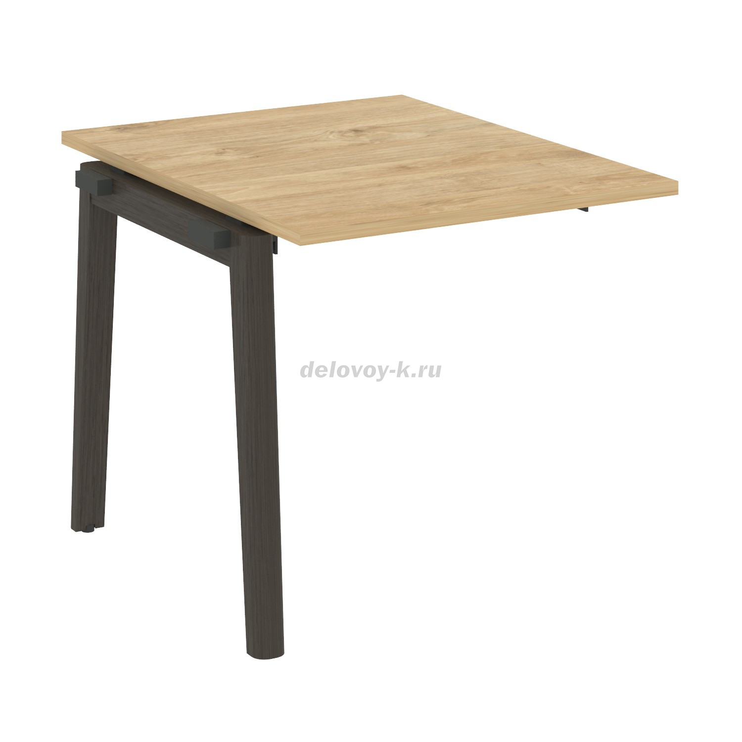 Проходной наборный элемент переговорного стола, опоры - массив дерева 780*980*750  OW.NPRG-0 фото