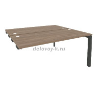 Стол-приставка двойной на П-образном м/к к опорным элементам O.MP-D.SPR-4.7 рис1