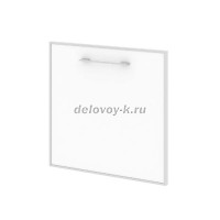 Дверца для тумбы модульной стеклянная левая LT-S4R Л white рис1