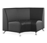 Радиусный угловой модуль Интер хром рис1