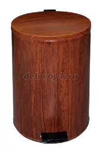 Урна с педалью 20 л (бук, вишня) рис1