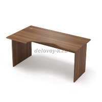 2С.020 Стол криволинейн.лев. (1600*900*750)|шамони темный рис1